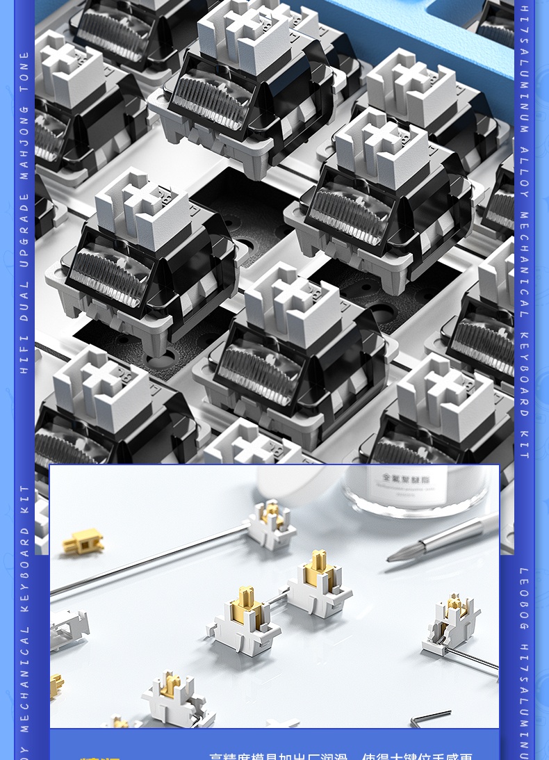 LEOBOG-Hi75-Kabelgebundenes-Aluminium-DIY-Kit-mechanische-Tastatur-mit-Hot-Swap-RGB-Kit-Gehaumluse-a-1997845-13